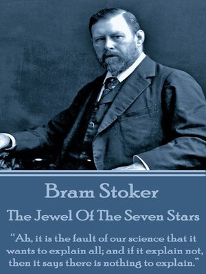 cover image of The Jewel of the Seven Stars